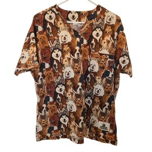 Green Scrubs assorted dog scrubs top